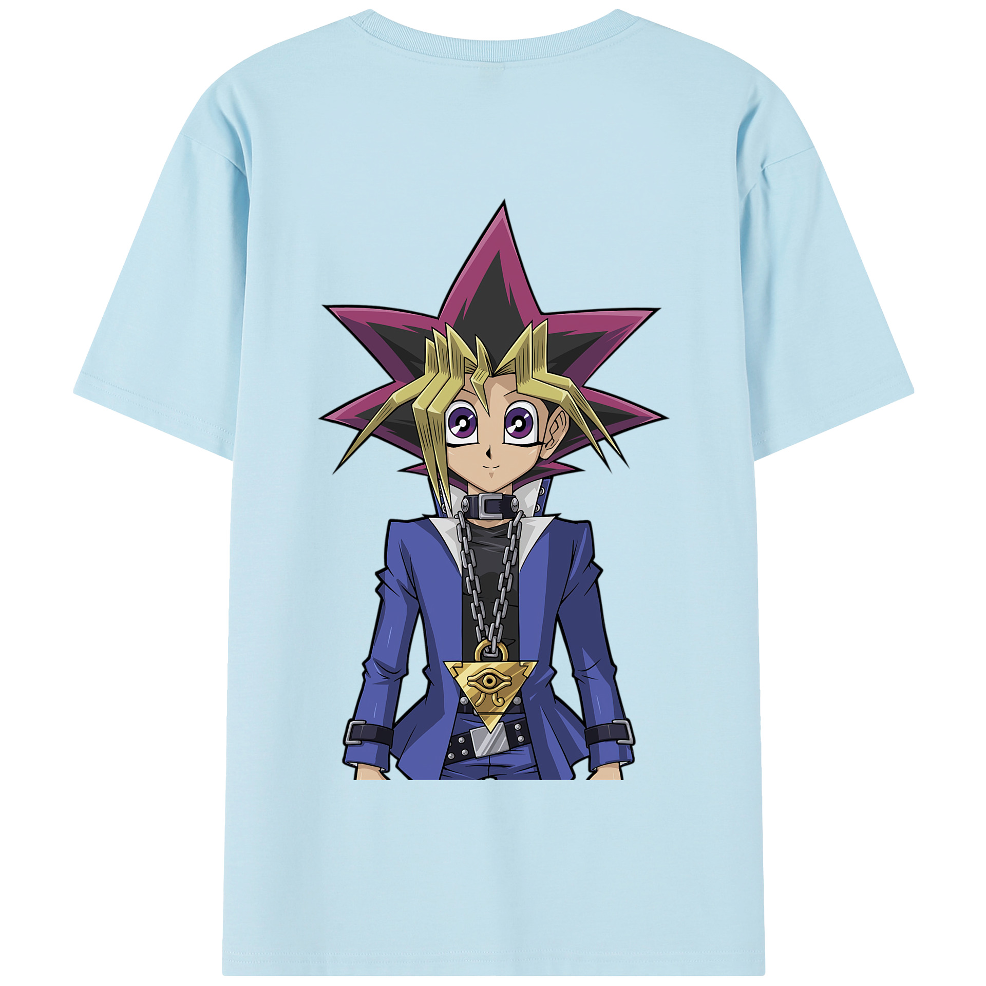 （画像用） 遊☆戯☆王 Yu-Gi-Oh! 綿100％半袖Tシャツ（背面プリント）